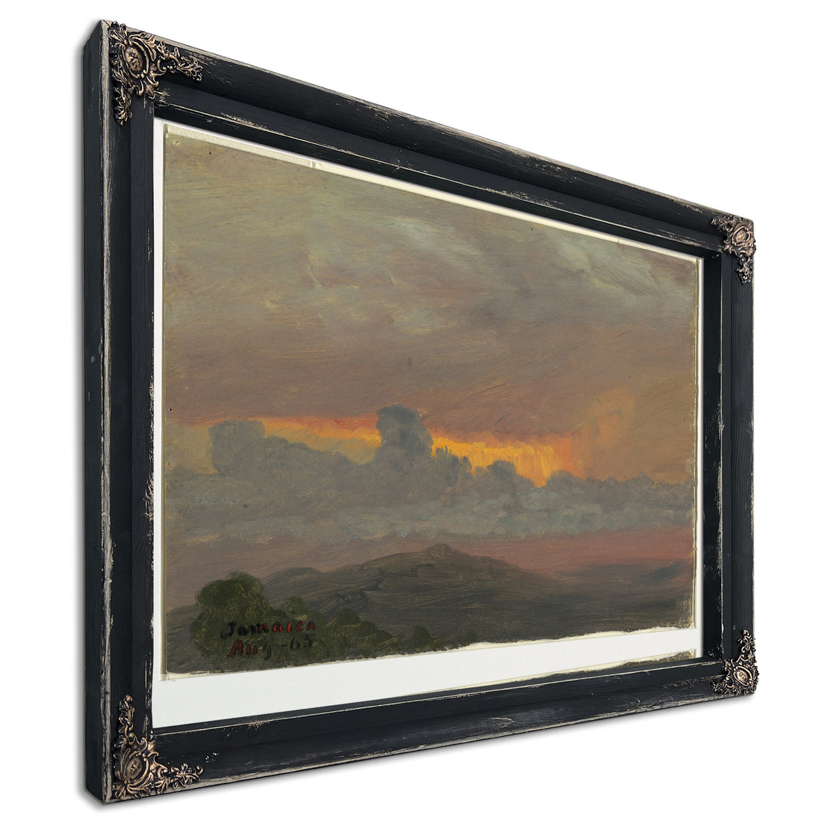 Original Files Sunset August 1865 By Frederic Edwin Church