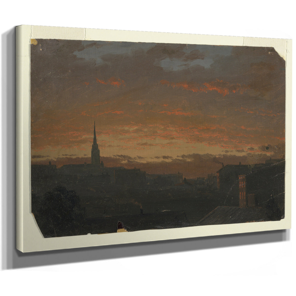 Original Files Sunset Hudson New York 03 By Frederic Edwin Church