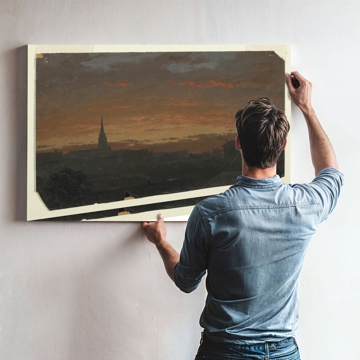 Original Files Sunset Hudson New York 03 By Frederic Edwin Church