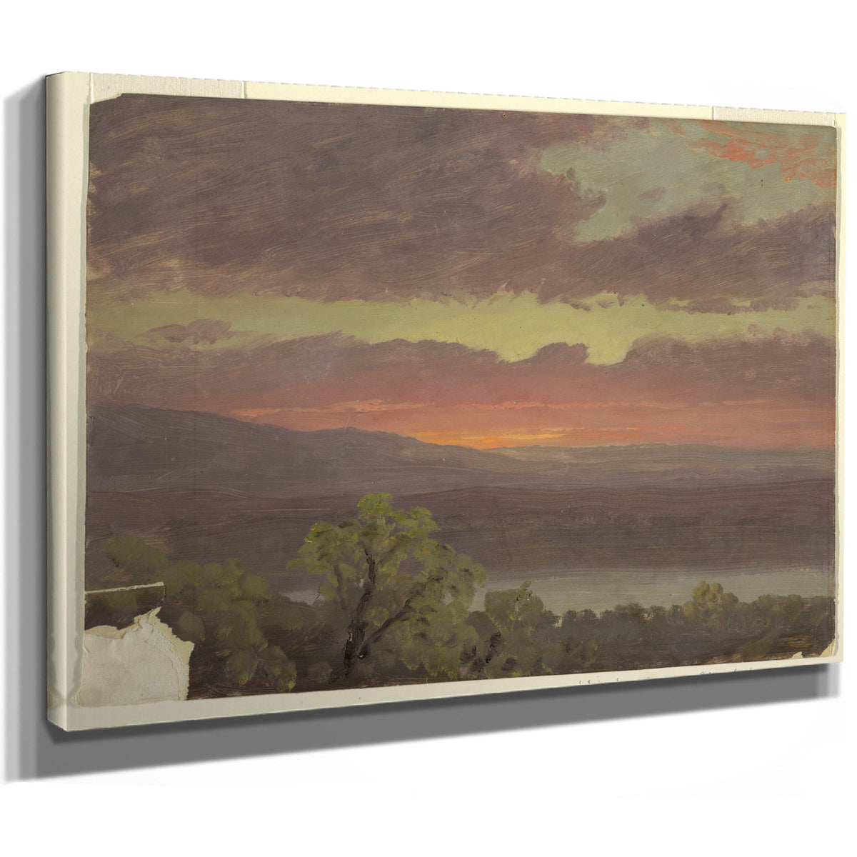 Original Files Sunset Jamaica West By Frederic Edwin Church