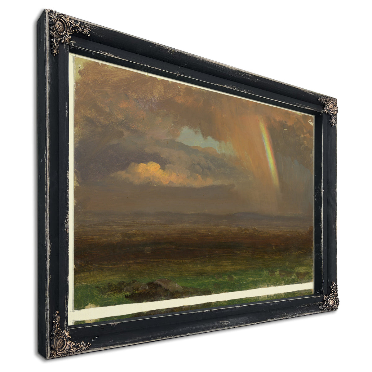 Original Files Sunset Over Broad By Frederic Edwin Church