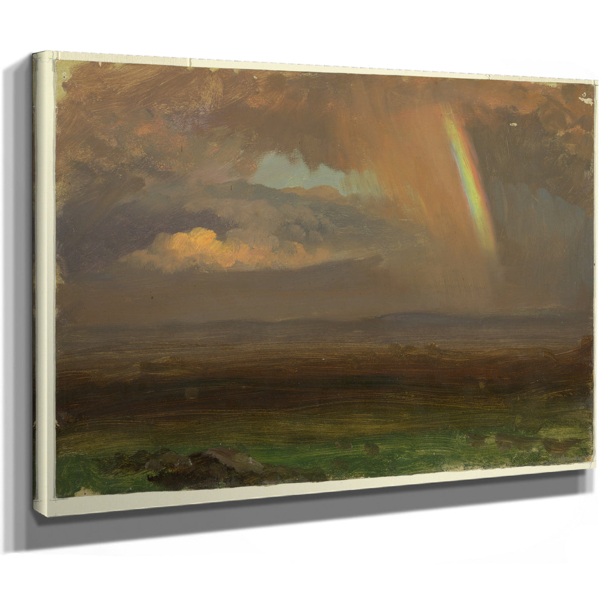 Original Files Sunset Over Broad By Frederic Edwin Church