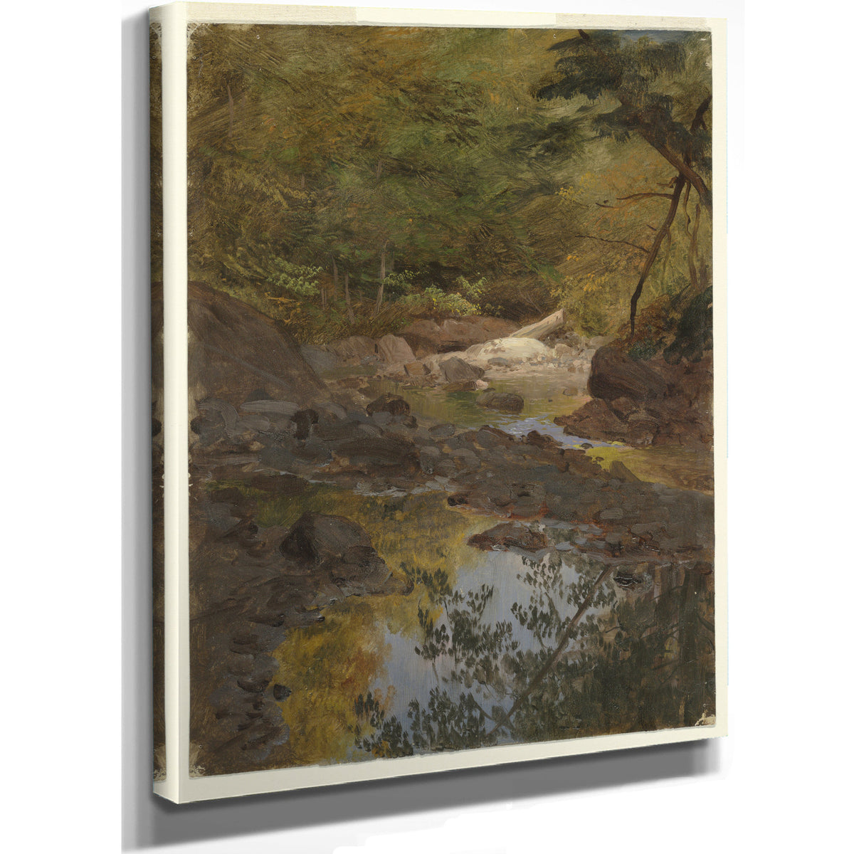 Original Files the New England Woods By Frederic Edwin Church