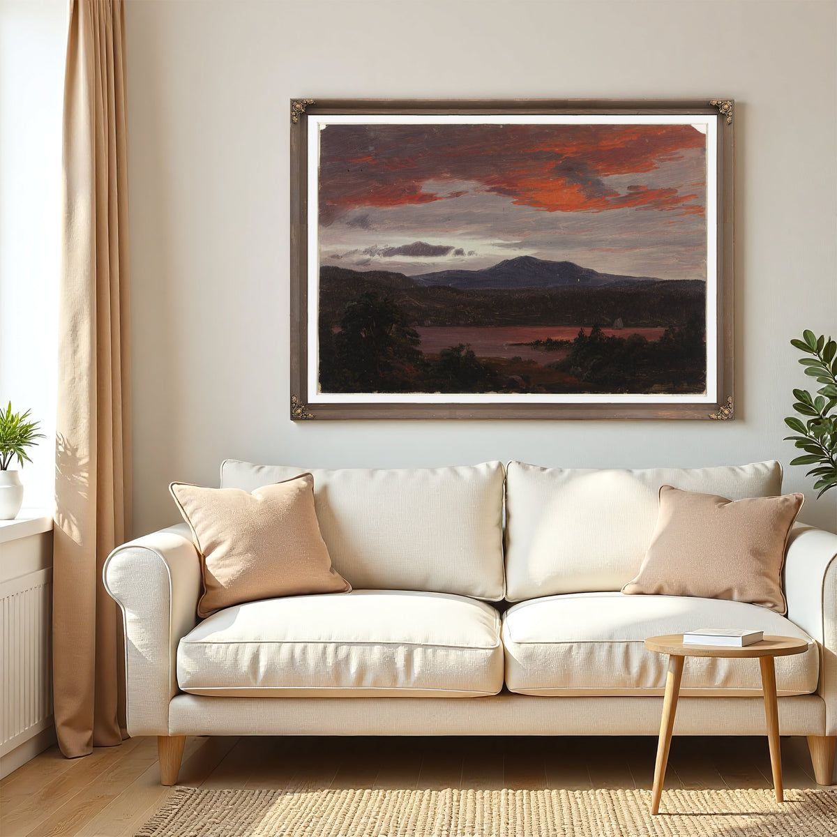 Original Files Turner Pond Pomola Peak By Frederic Edwin Church