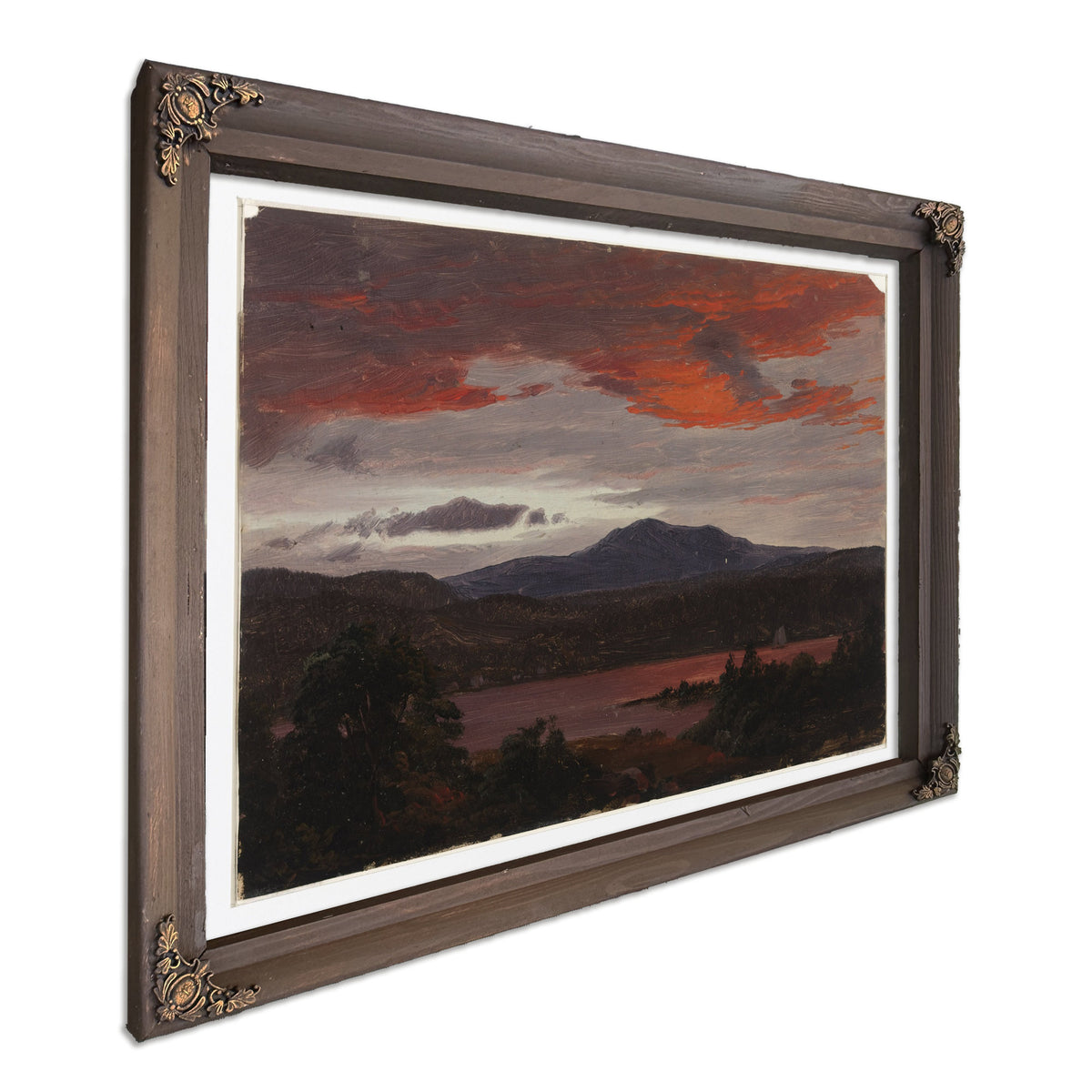 Original Files Turner Pond Pomola Peak By Frederic Edwin Church