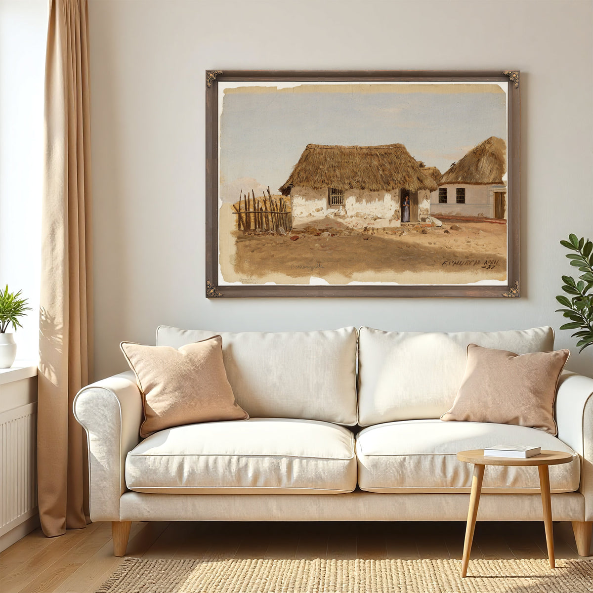 Original Files Two Houses Barranquilla By Frederic Edwin Church