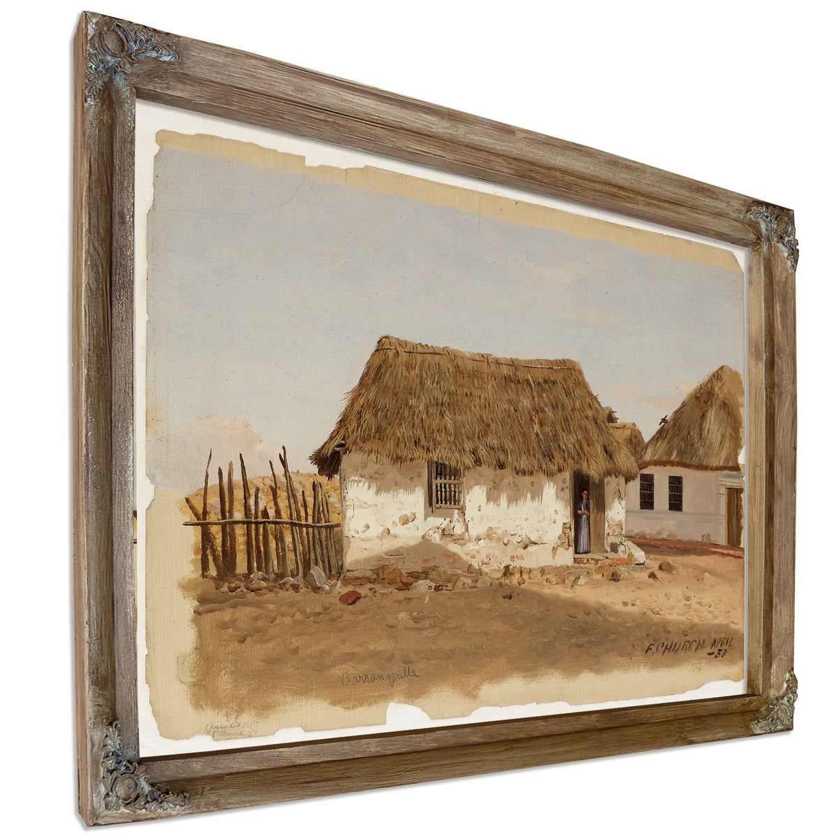 Original Files Two Houses Barranquilla By Frederic Edwin Church