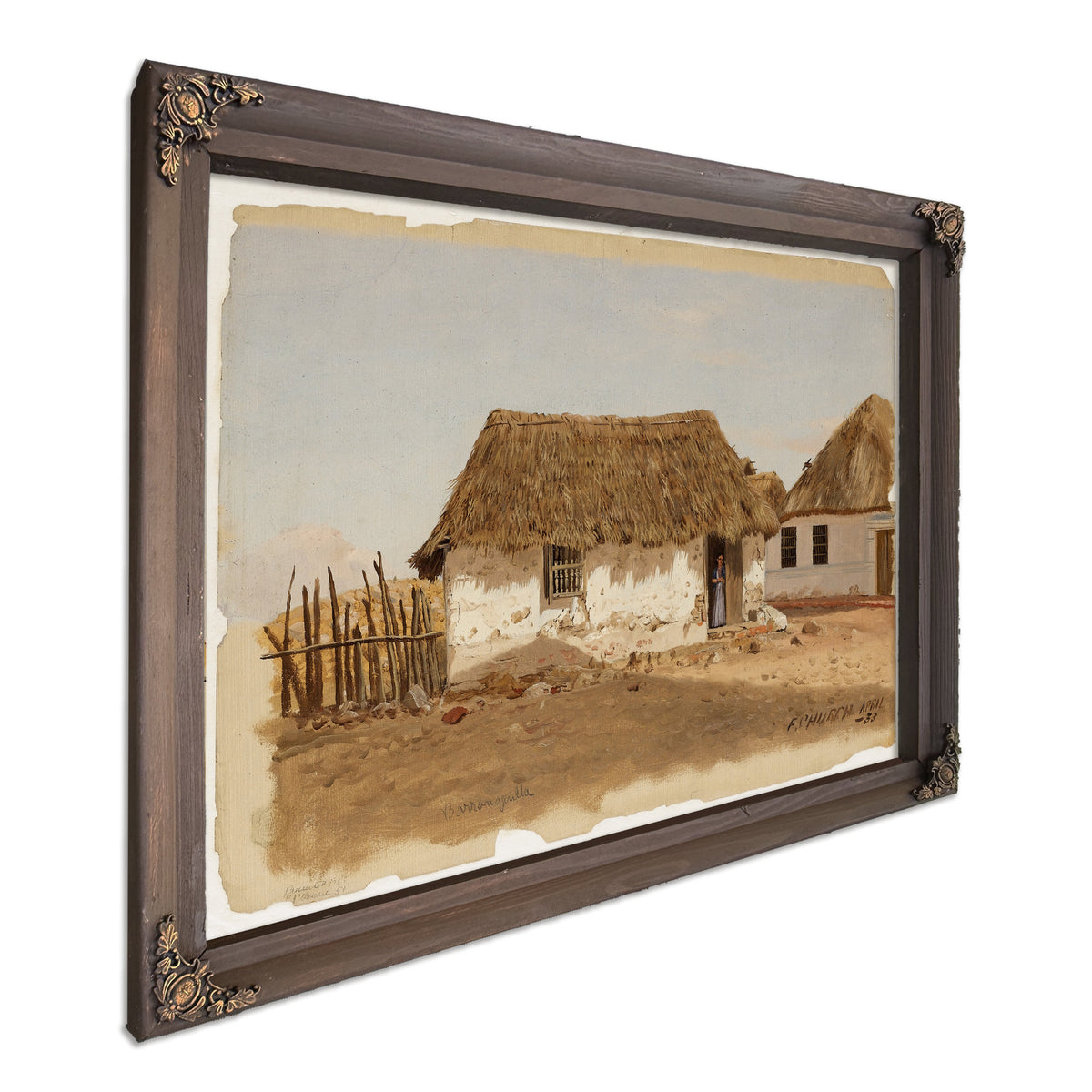 Original Files Two Houses Barranquilla By Frederic Edwin Church