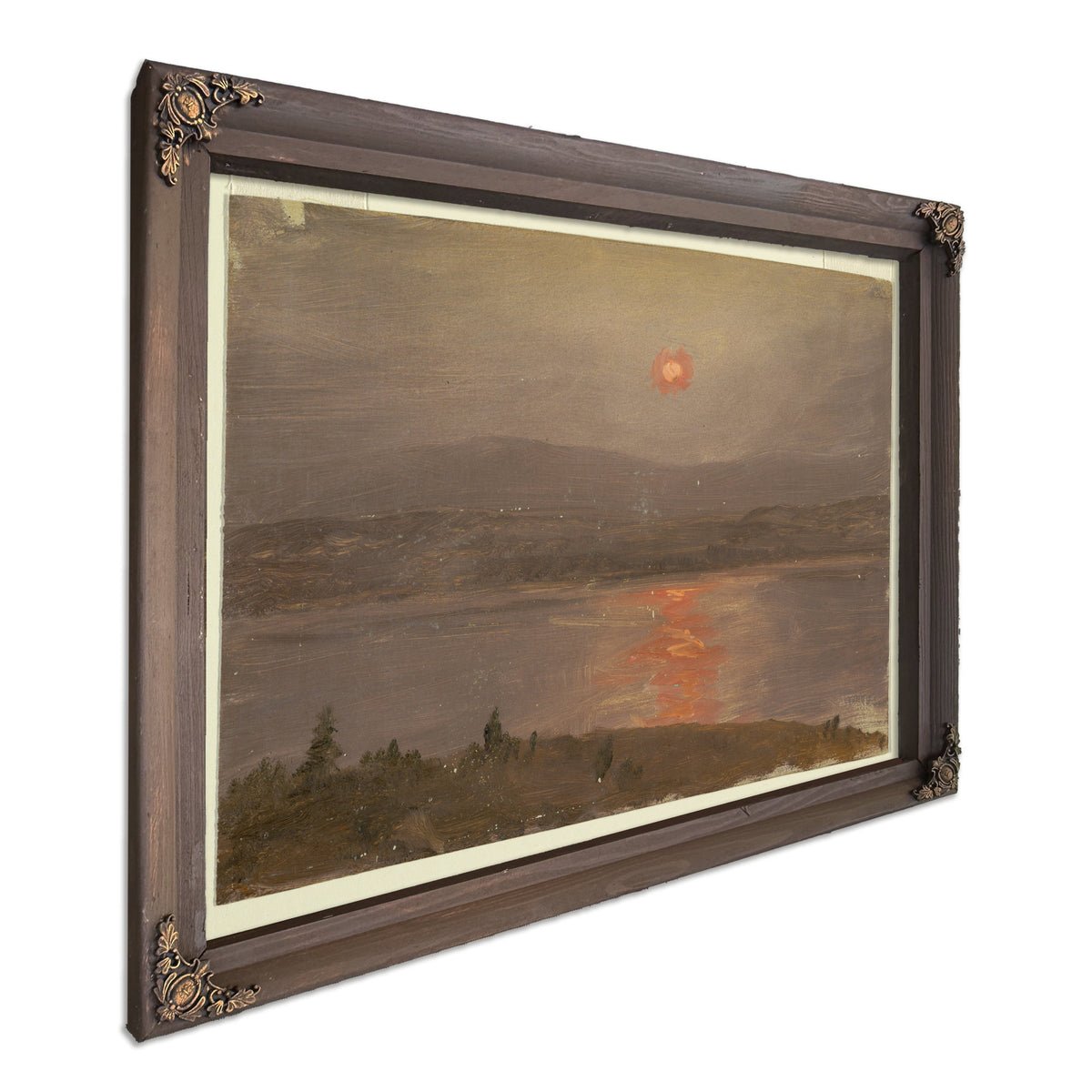 Original Files View Across Hudson By Frederic Edwin Church