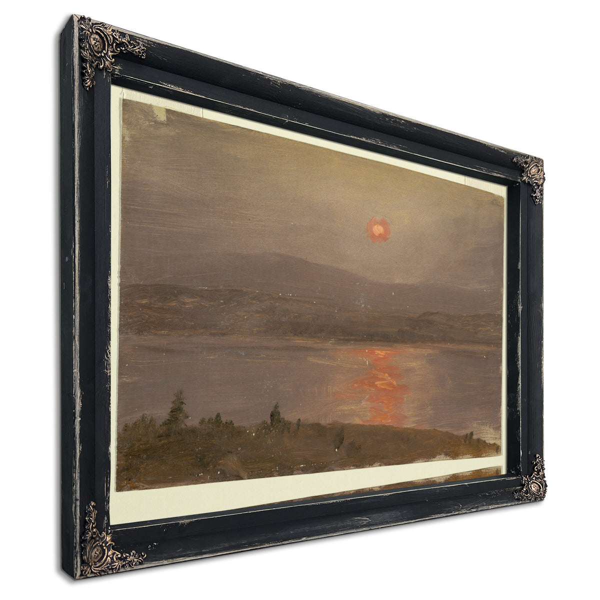Original Files View Across Hudson By Frederic Edwin Church
