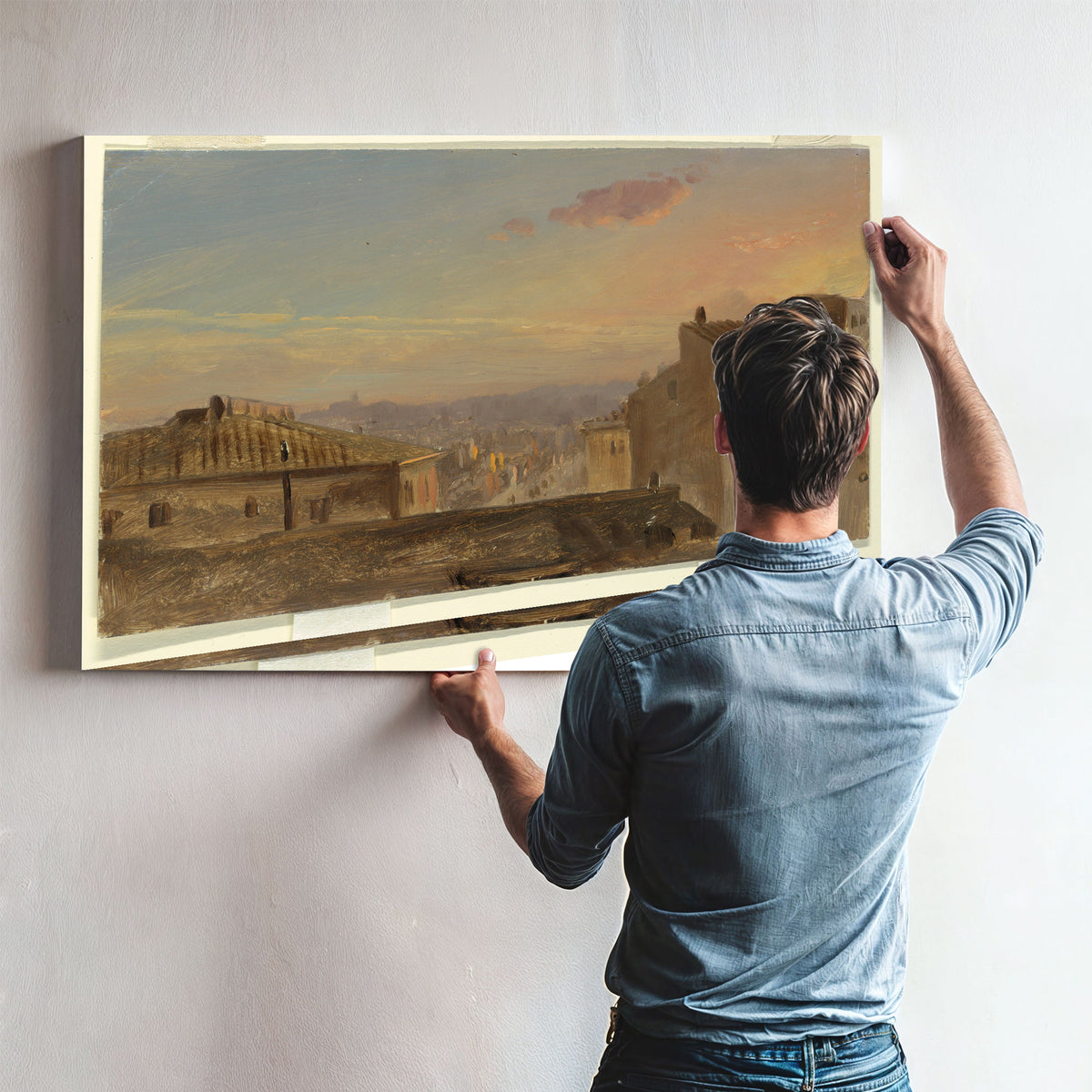 Original Files View Rome 1868co69 By Frederic Edwin Church