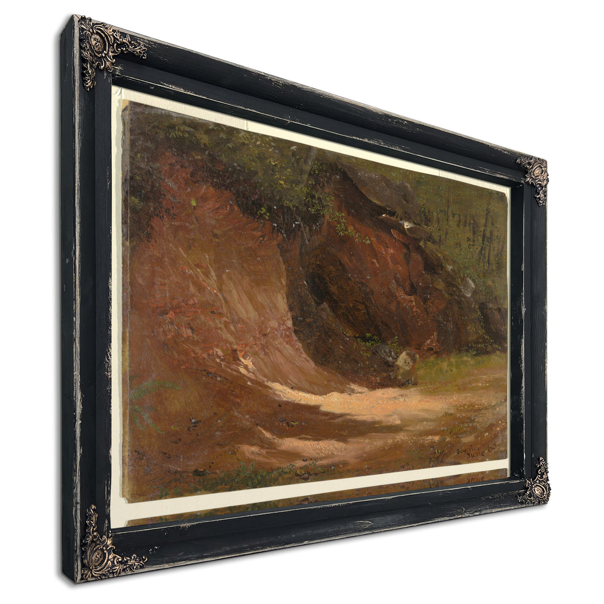 Original Files Woodland Bank Jamaica By Frederic Edwin Church