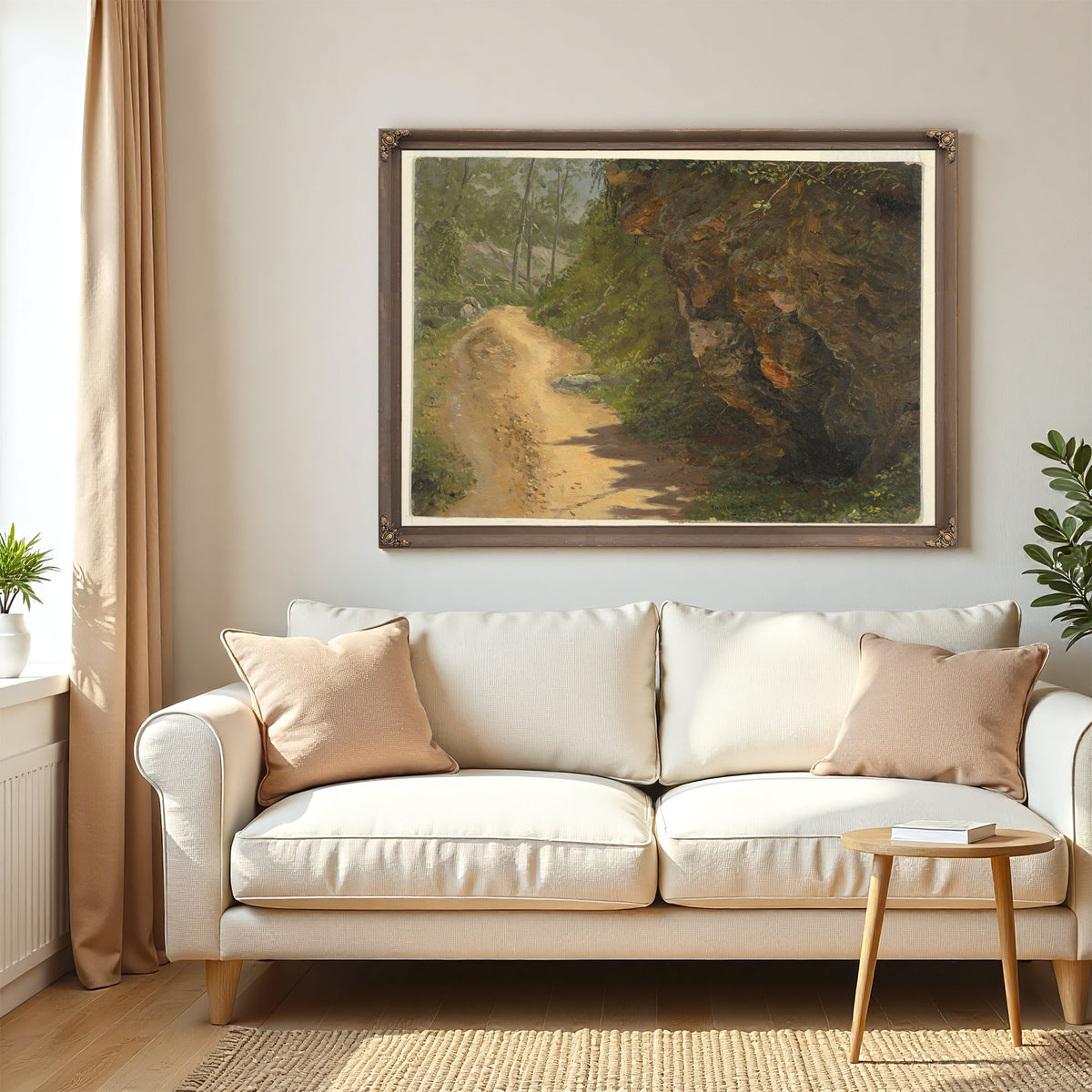 Original Files Woodland Path Jamaica By Frederic Edwin Church