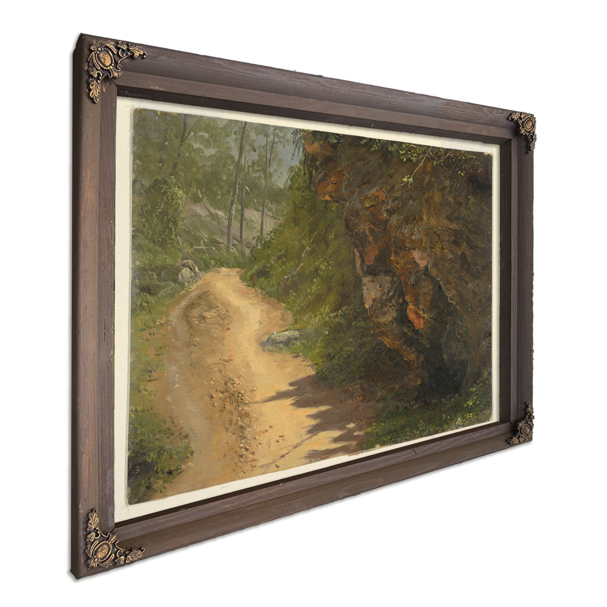 Original Files Woodland Path Jamaica By Frederic Edwin Church