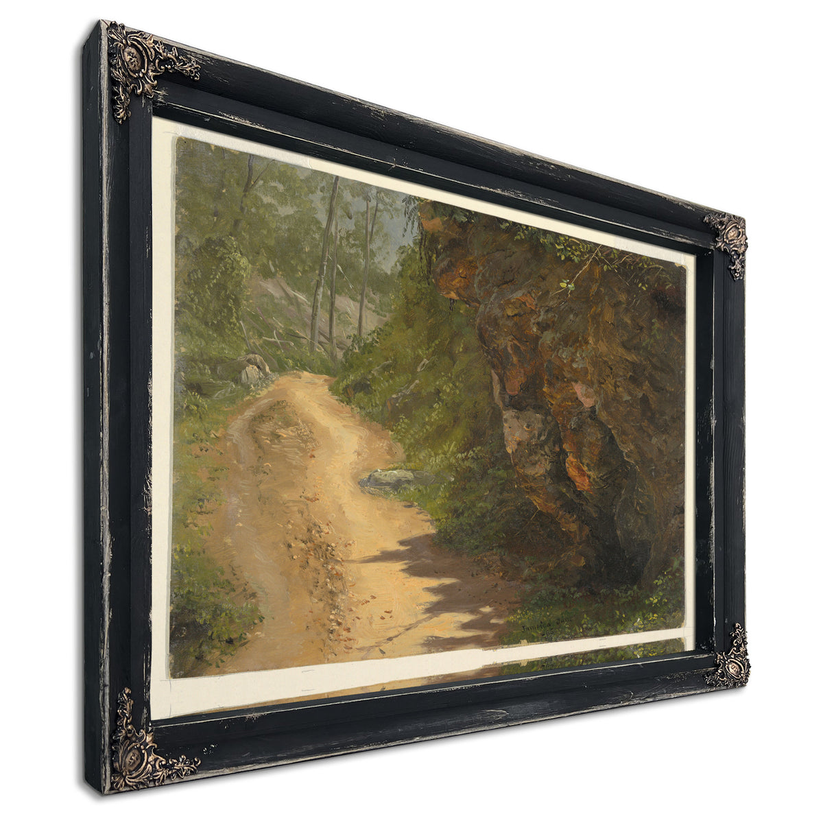 Original Files Woodland Path Jamaica By Frederic Edwin Church