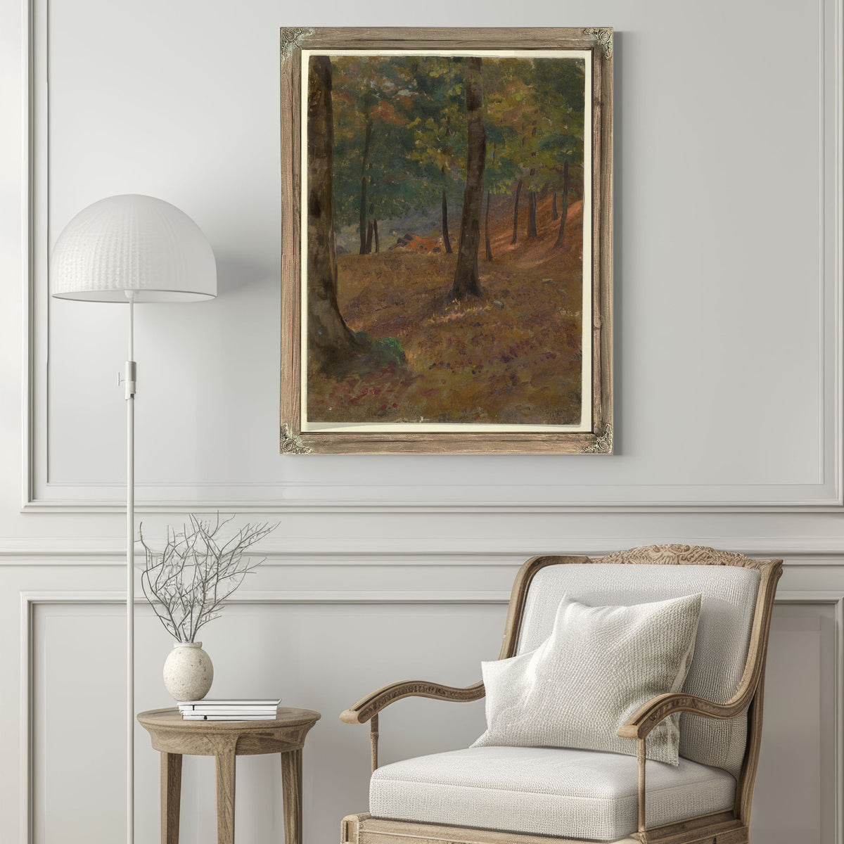 Original Files Woodland Scene 1870co80 By Frederic Edwin Church
