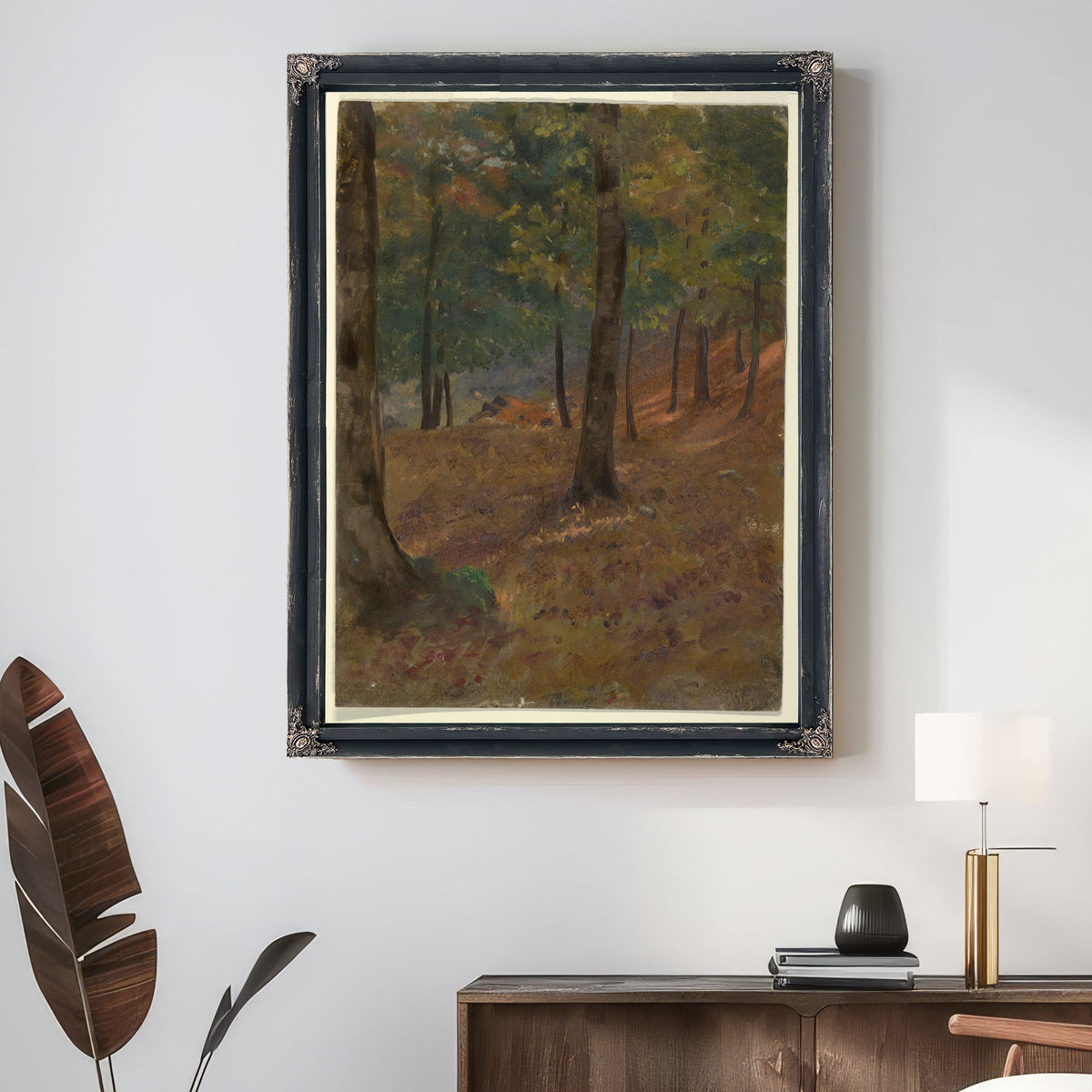 Original Files Woodland Scene 1870co80 By Frederic Edwin Church