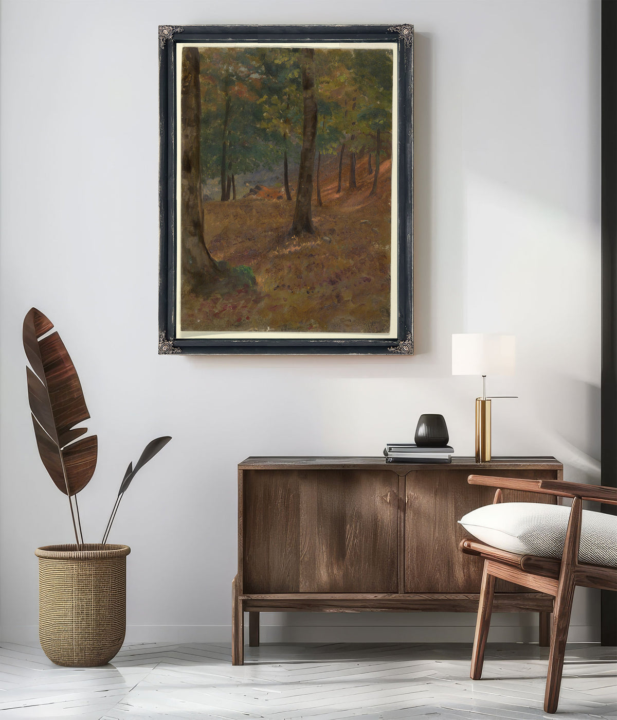 Original Files Woodland Scene 1870co80 By Frederic Edwin Church