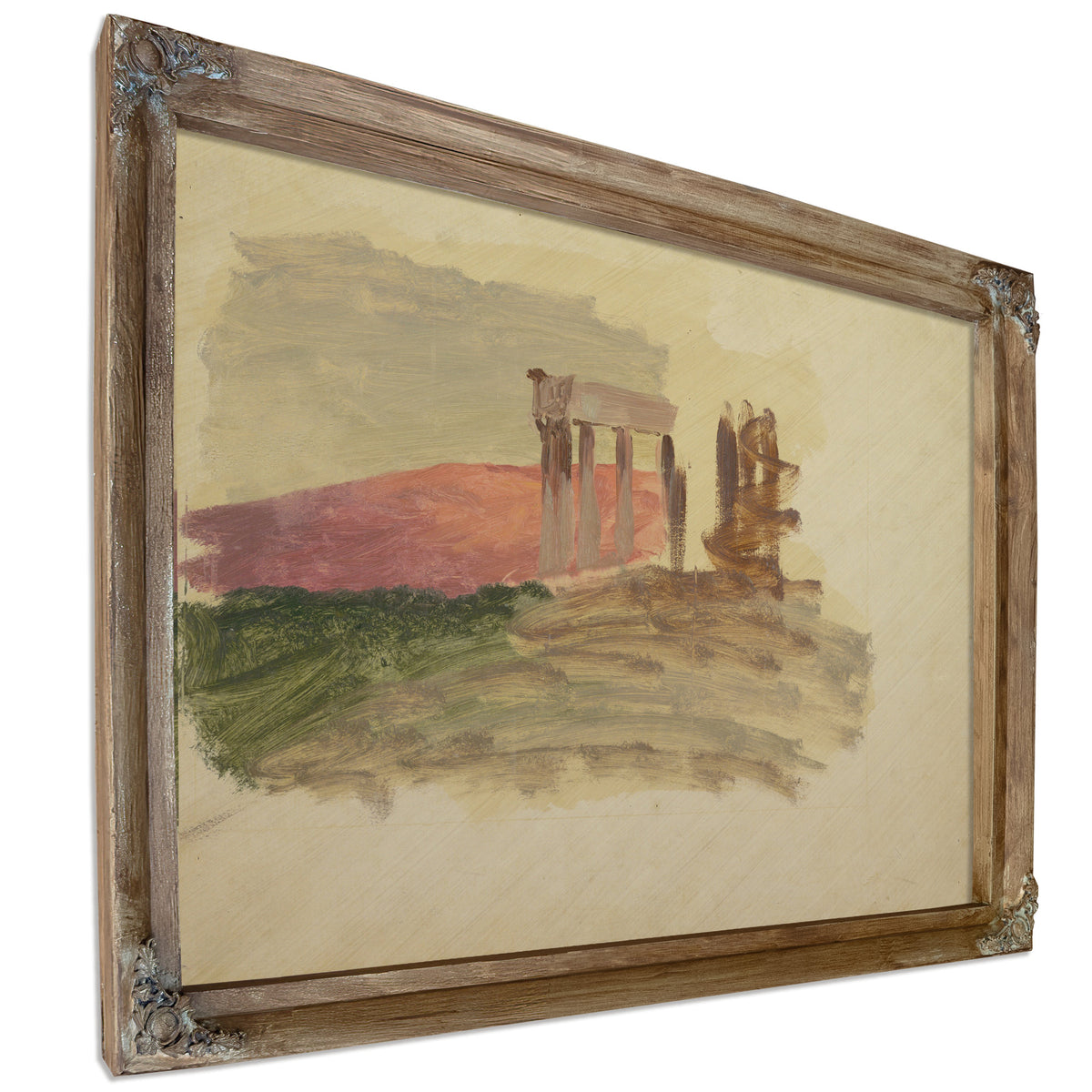 Rapid Sketch the Temple Corinth 1869 02 By Frederic Edwin Church