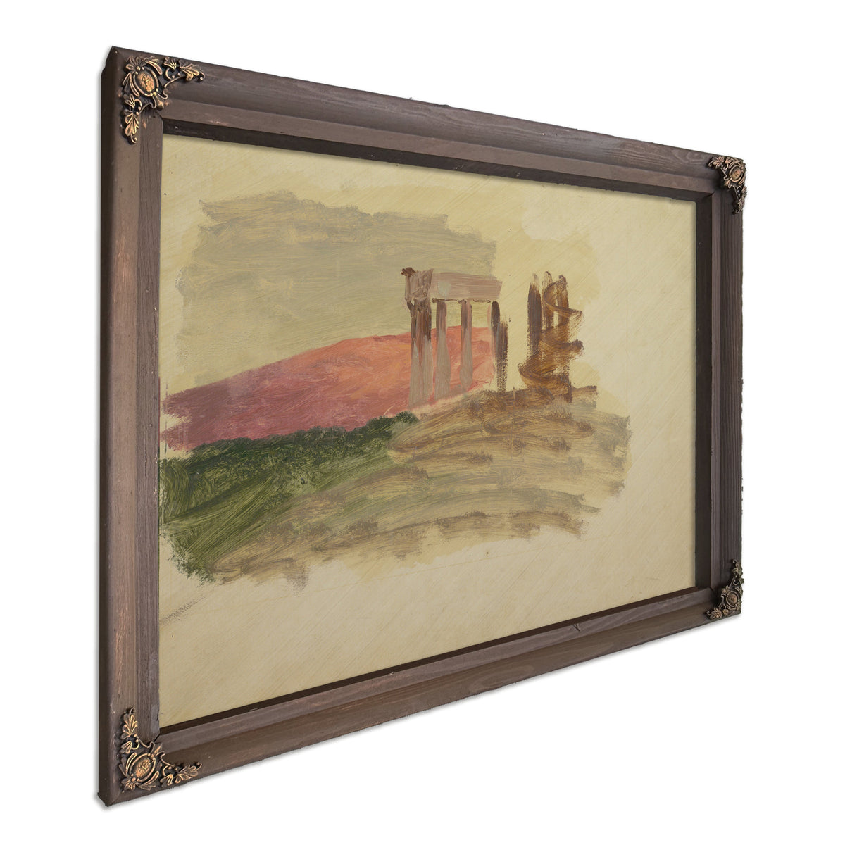 Rapid Sketch the Temple Corinth 1869 02 By Frederic Edwin Church