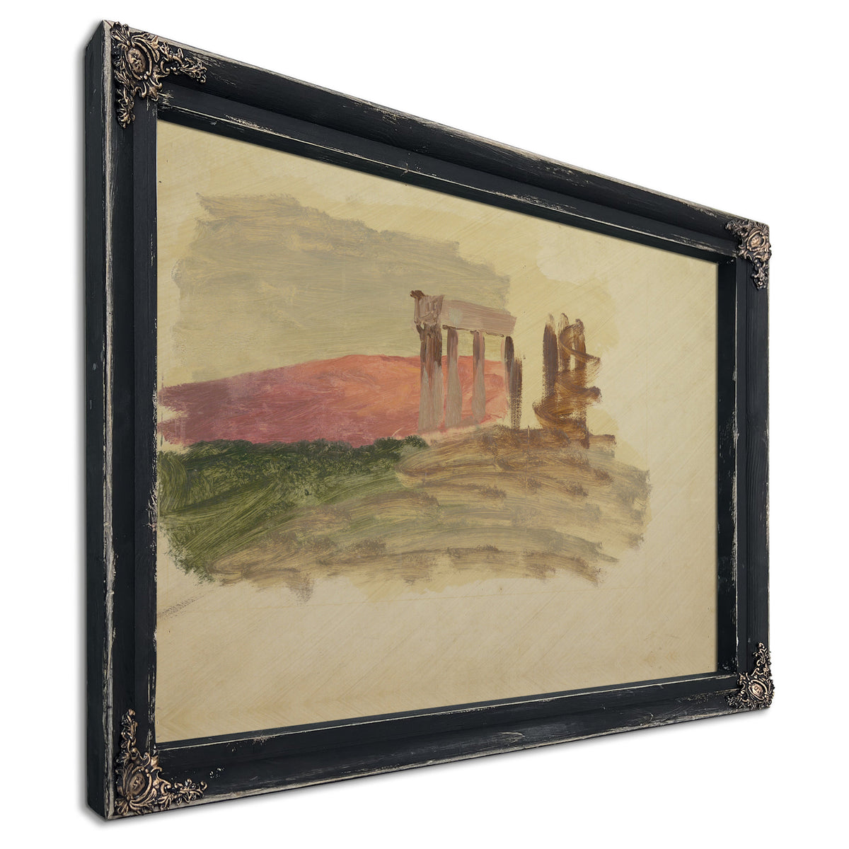 Rapid Sketch the Temple Corinth 1869 02 By Frederic Edwin Church