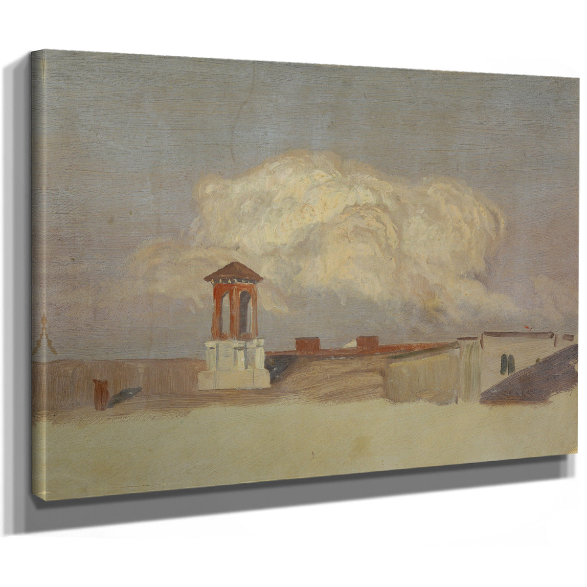 Roofs an Italian Town 1868co69 By Frederic Edwin Church