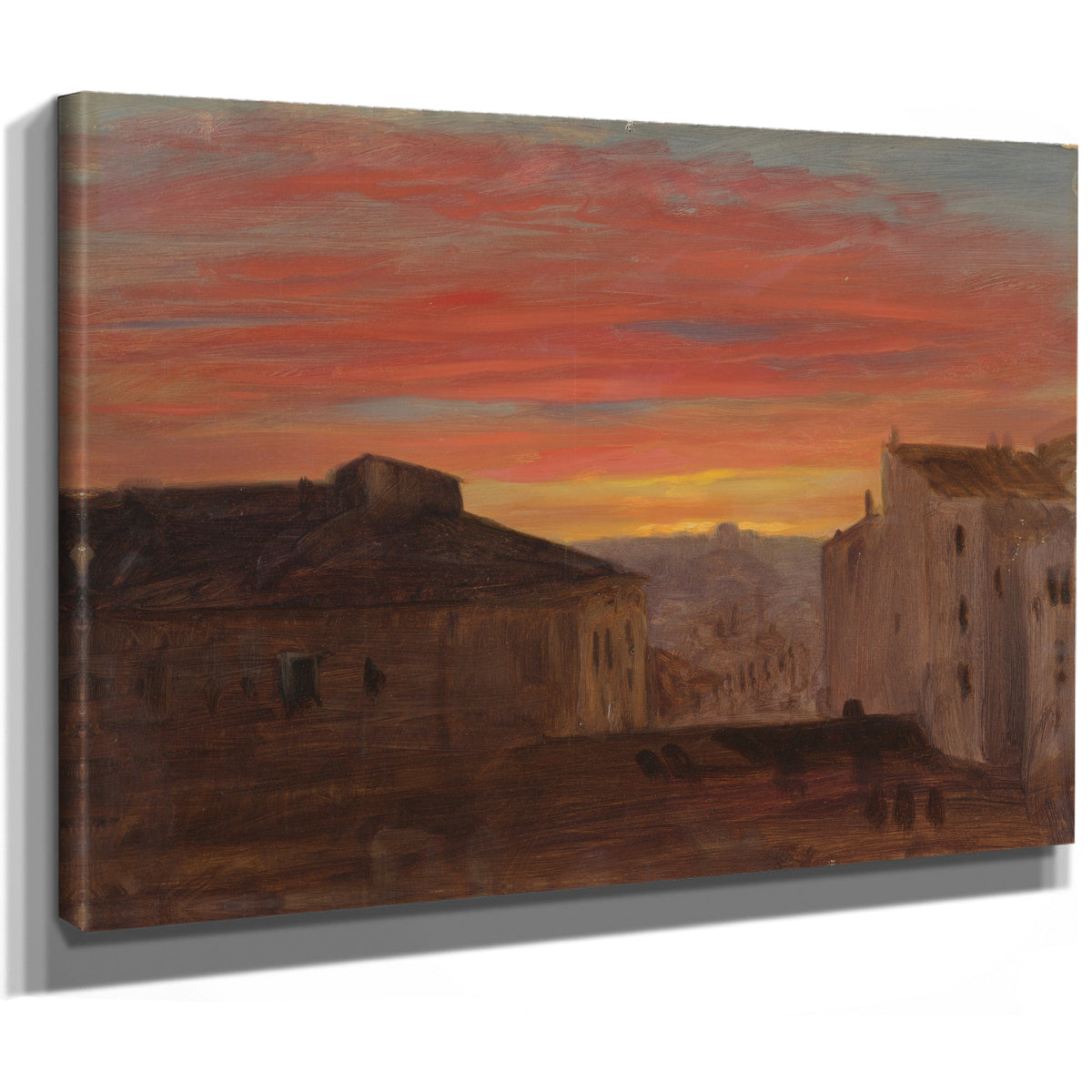 Rooftops 02 By Frederic Edwin Church