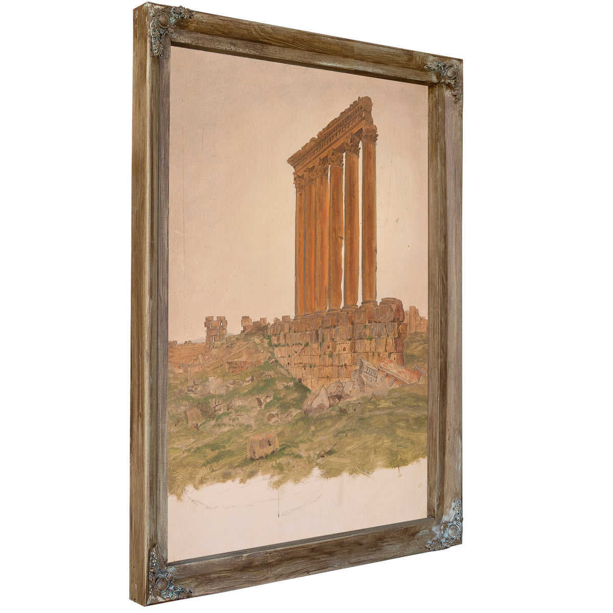 Ruins the Temple Zeus Baalbek 1868 By Frederic Edwin Church