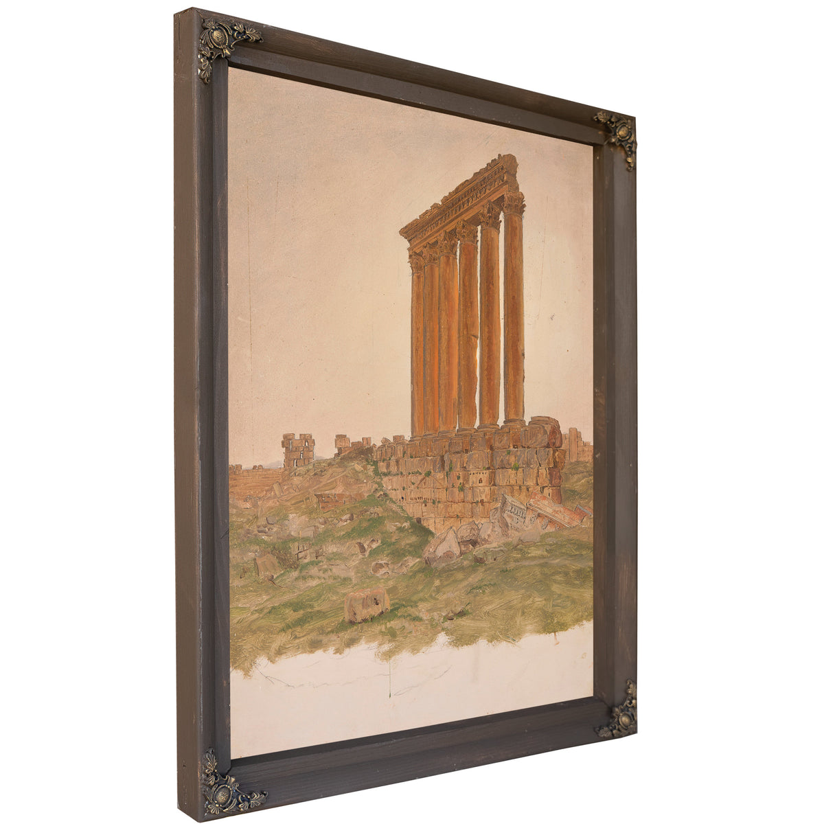 Ruins the Temple Zeus Baalbek 1868 By Frederic Edwin Church