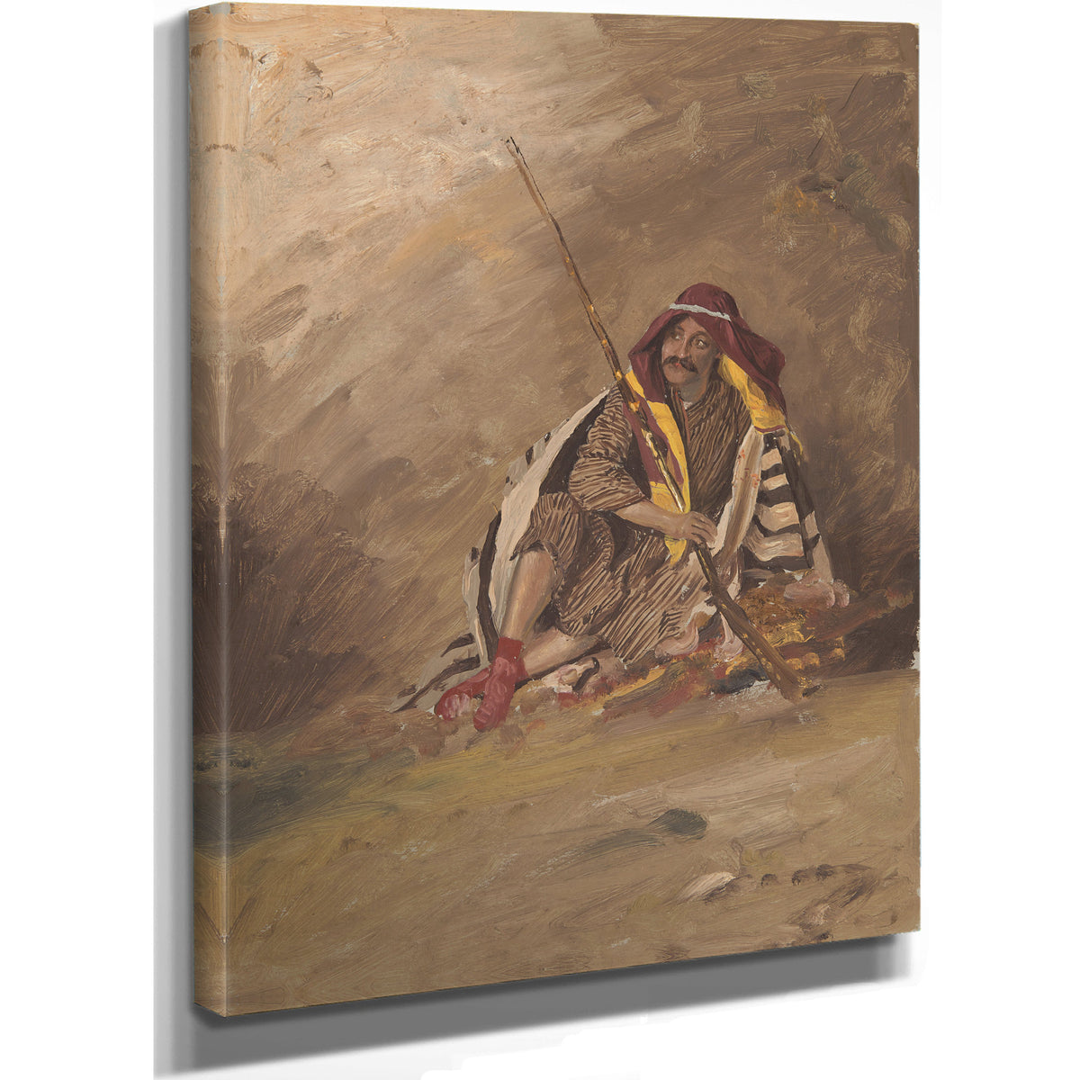 Seated Bedouin Probably February 1868 By Frederic Edwin Church