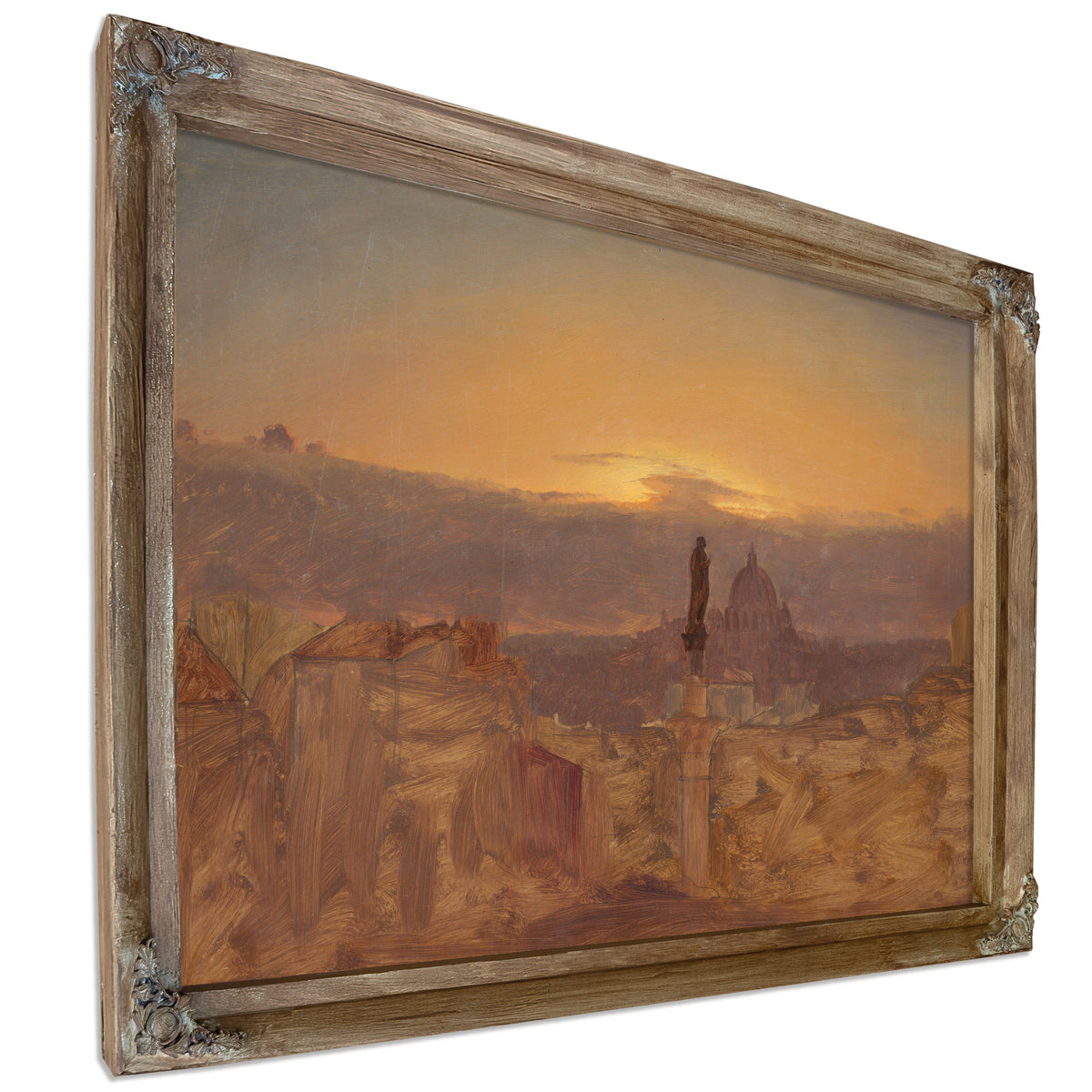 St Peters Basilica the Pincio Rome By Frederic Edwin Church
