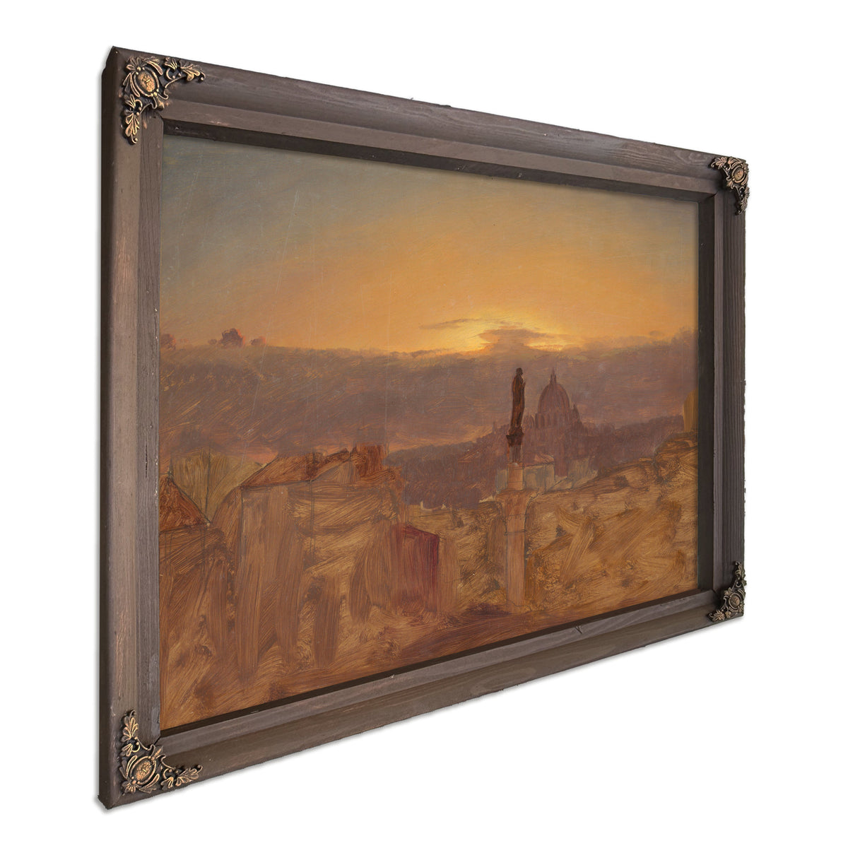 St Peters Basilica the Pincio Rome By Frederic Edwin Church