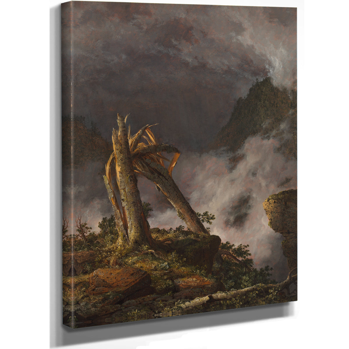 Storm the Mountains 1847 By Frederic Edwin Church