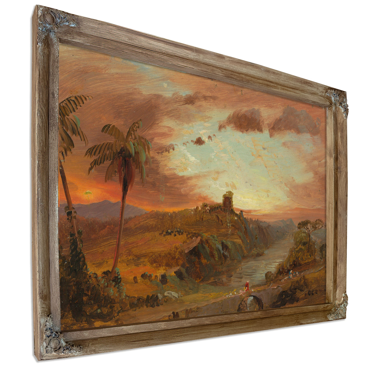 Study Imaginary S American Landscape By Frederic Edwin Church