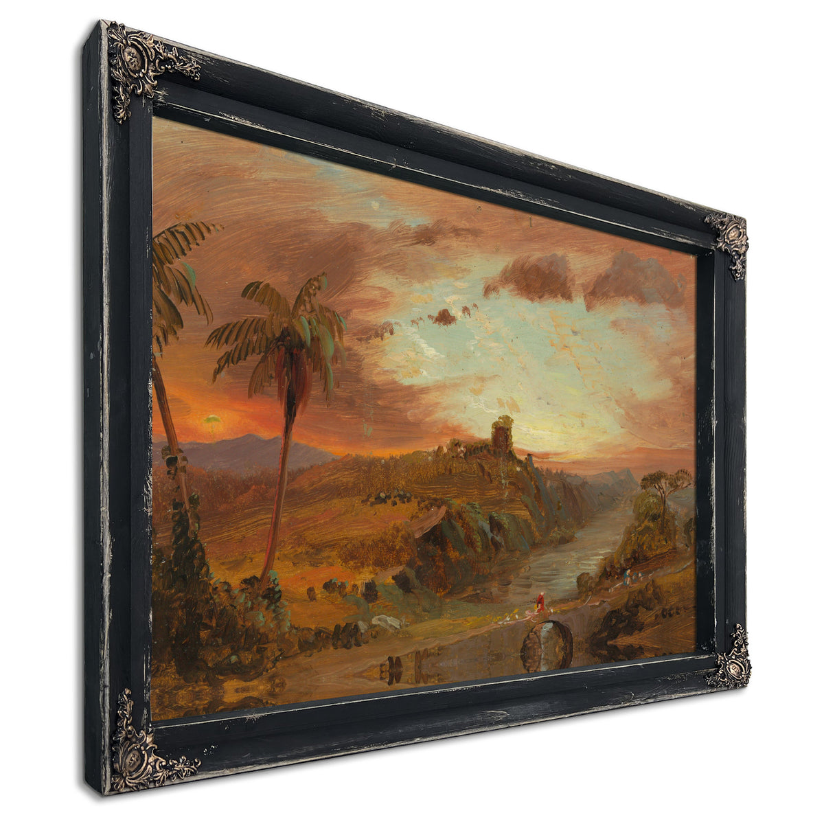 Study Imaginary S American Landscape By Frederic Edwin Church