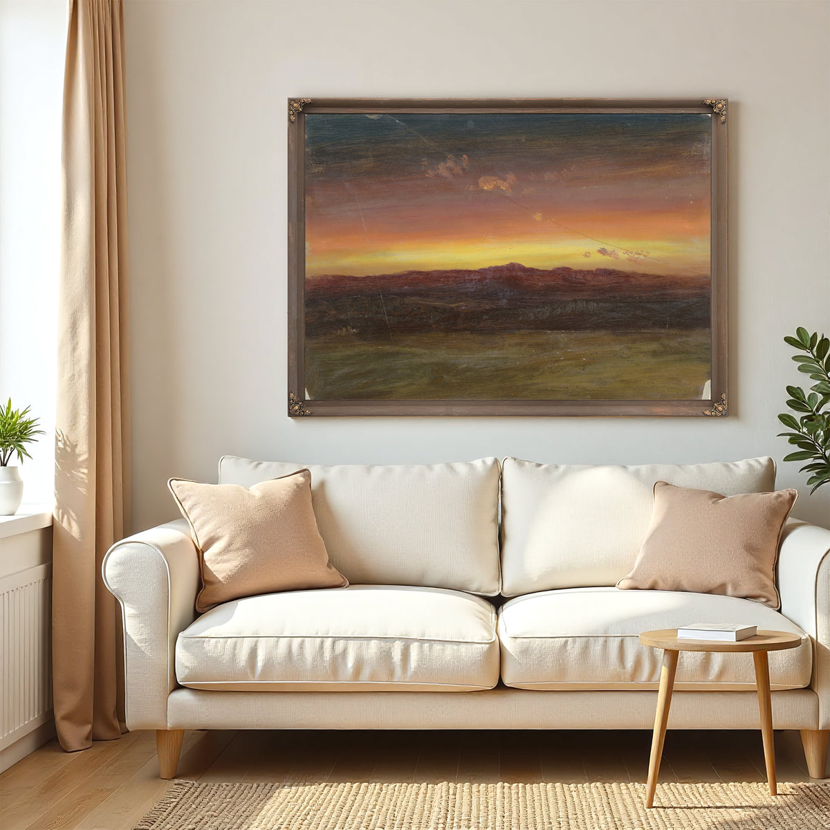 Sunset 02 By Frederic Edwin Church
