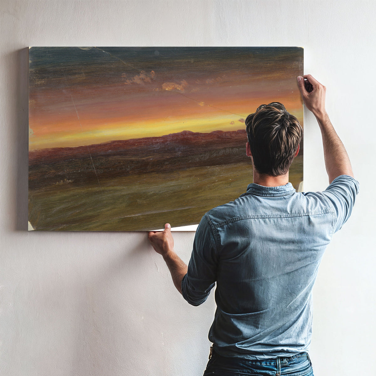 Sunset 02 By Frederic Edwin Church