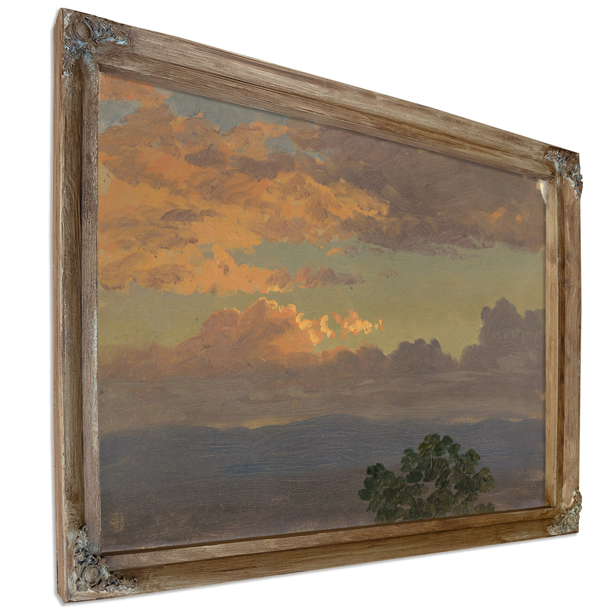 Sunset 03 By Frederic Edwin Church