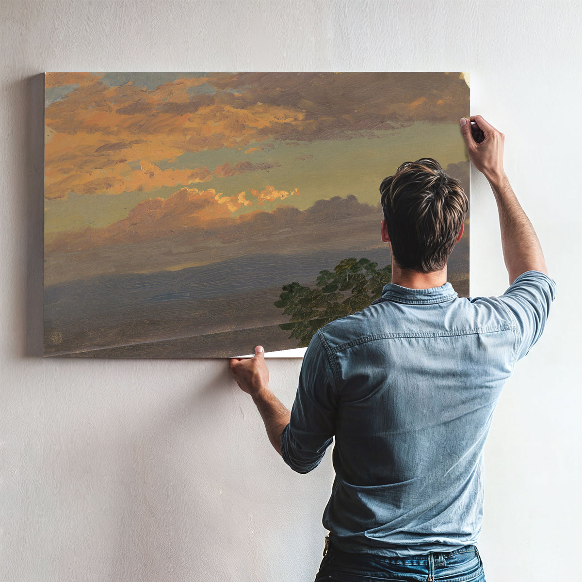 Sunset 03 By Frederic Edwin Church