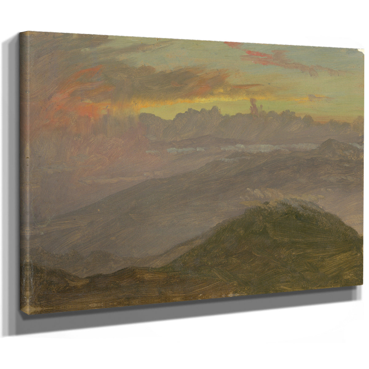 Sunset 15 By Frederic Edwin Church