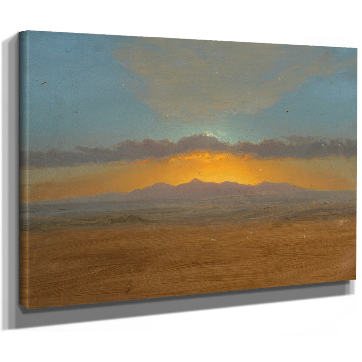 Sunset 186566 02 By Frederic Edwin Church