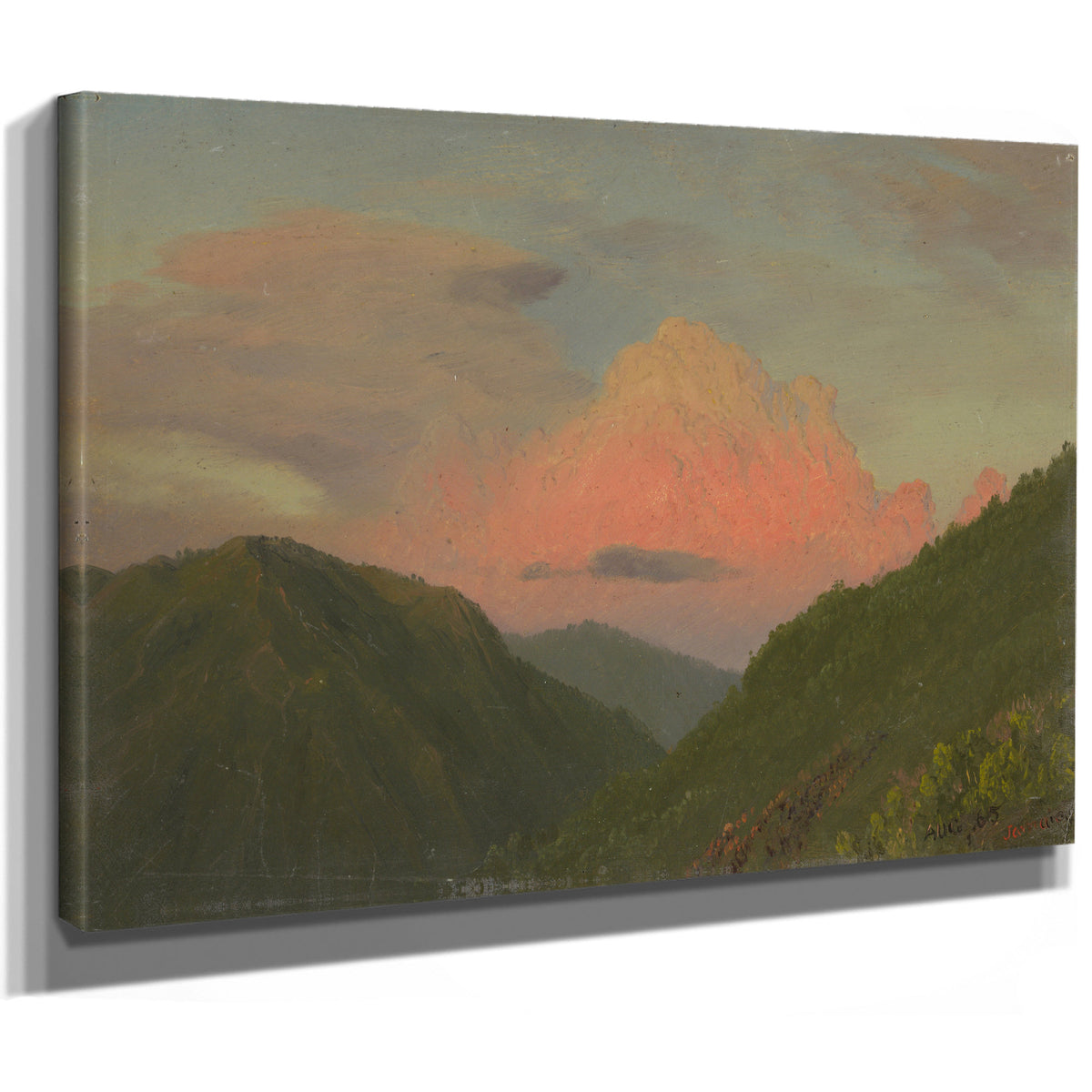 Sunset 24 By Frederic Edwin Church