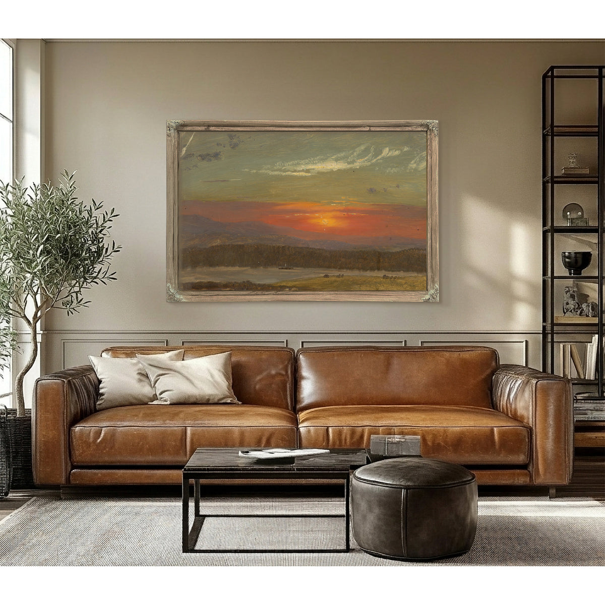 Sunset 26 By Frederic Edwin Church
