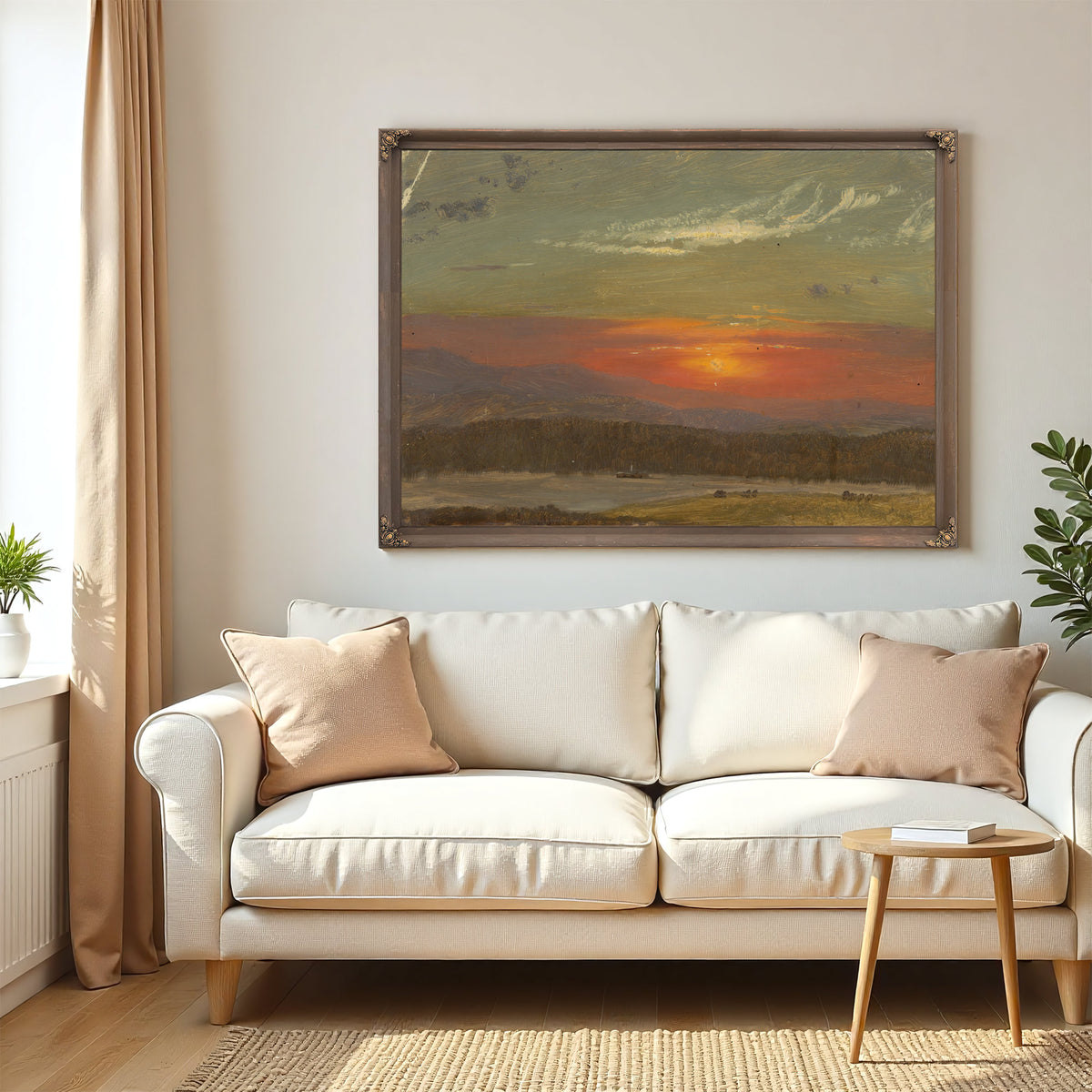 Sunset 26 By Frederic Edwin Church