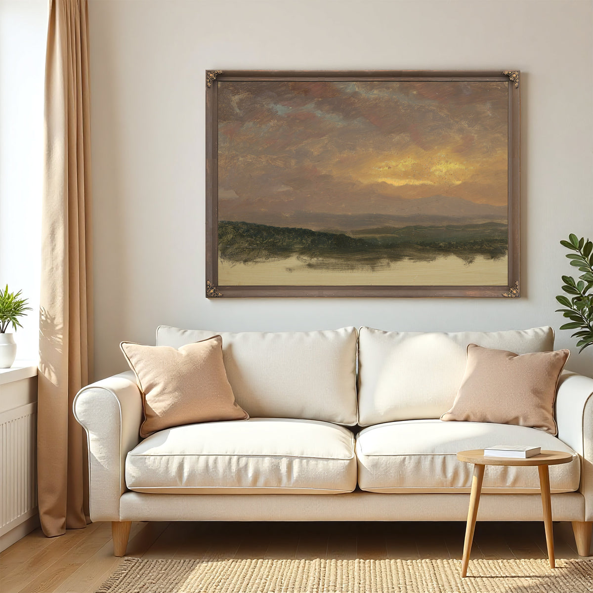 Sunset 27 By Frederic Edwin Church