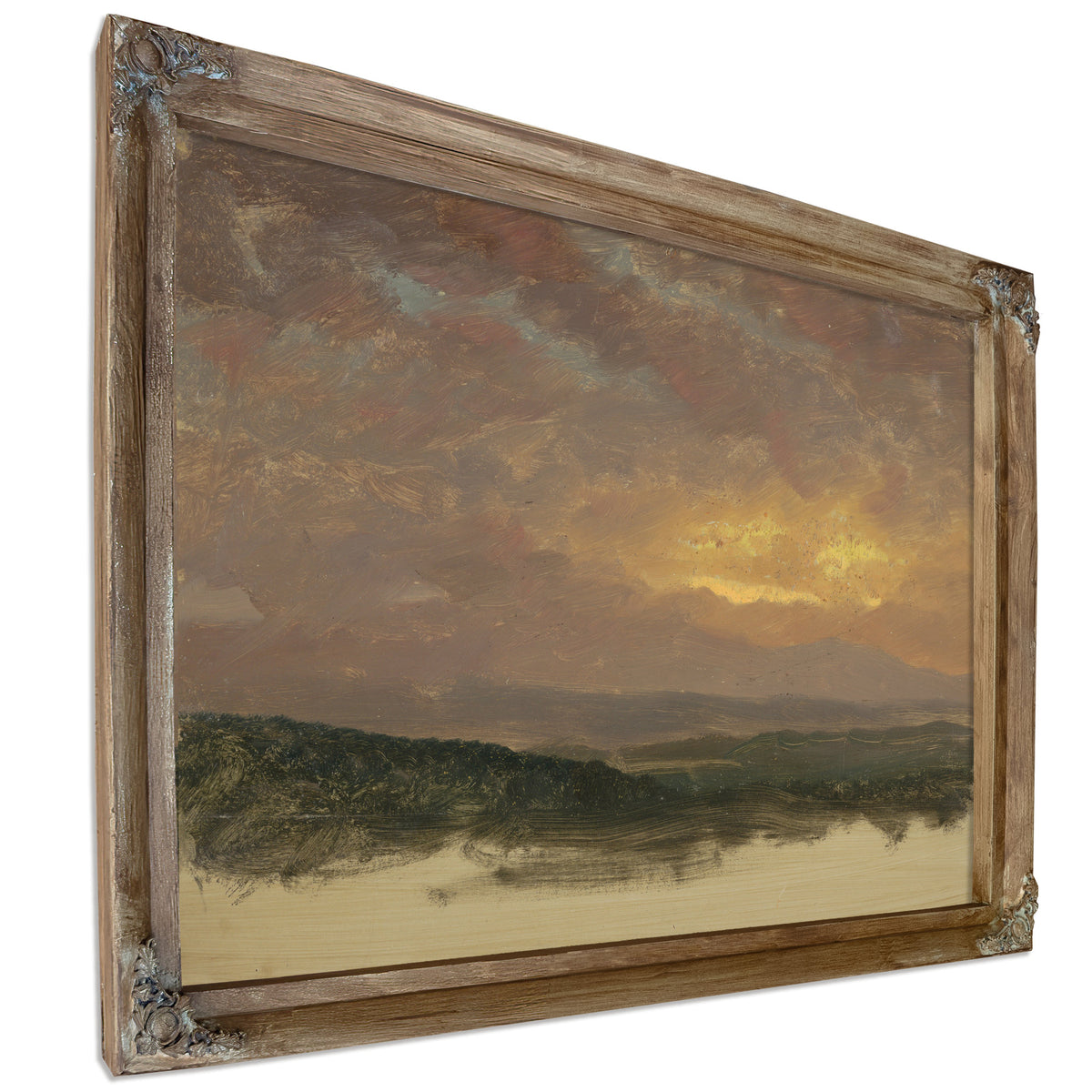 Sunset 27 By Frederic Edwin Church