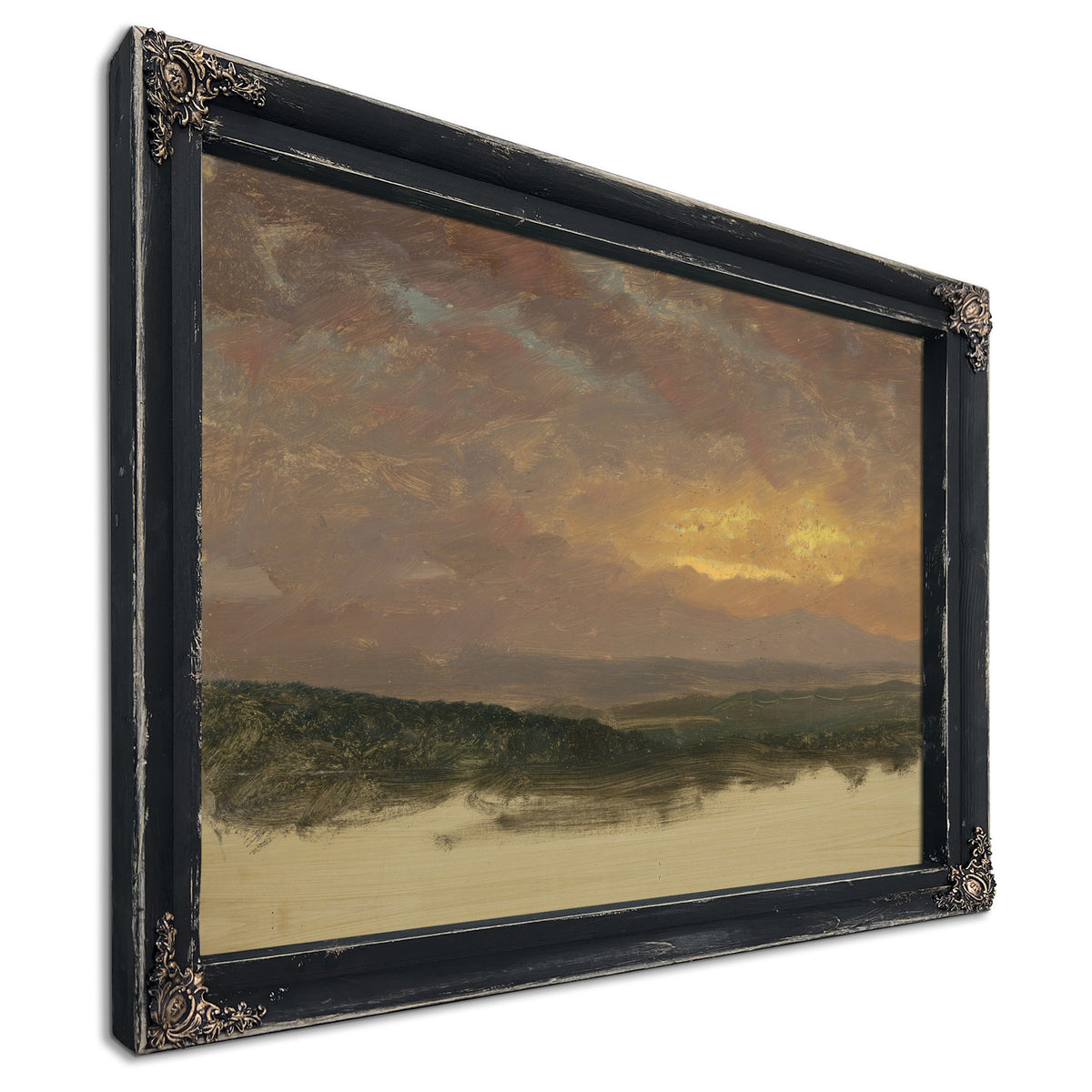 Sunset 27 By Frederic Edwin Church