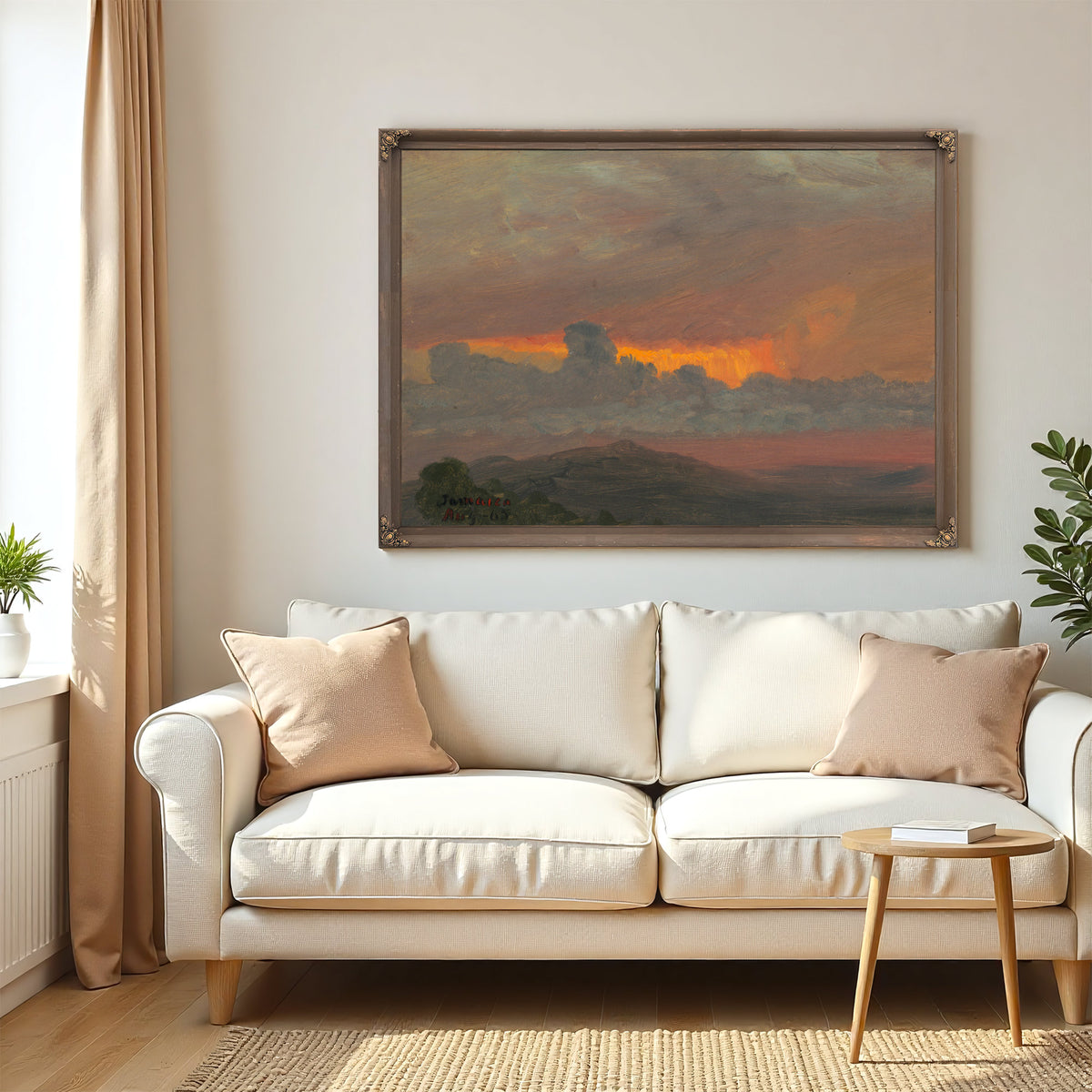 Sunset Ii 1865 By Frederic Edwin Church
