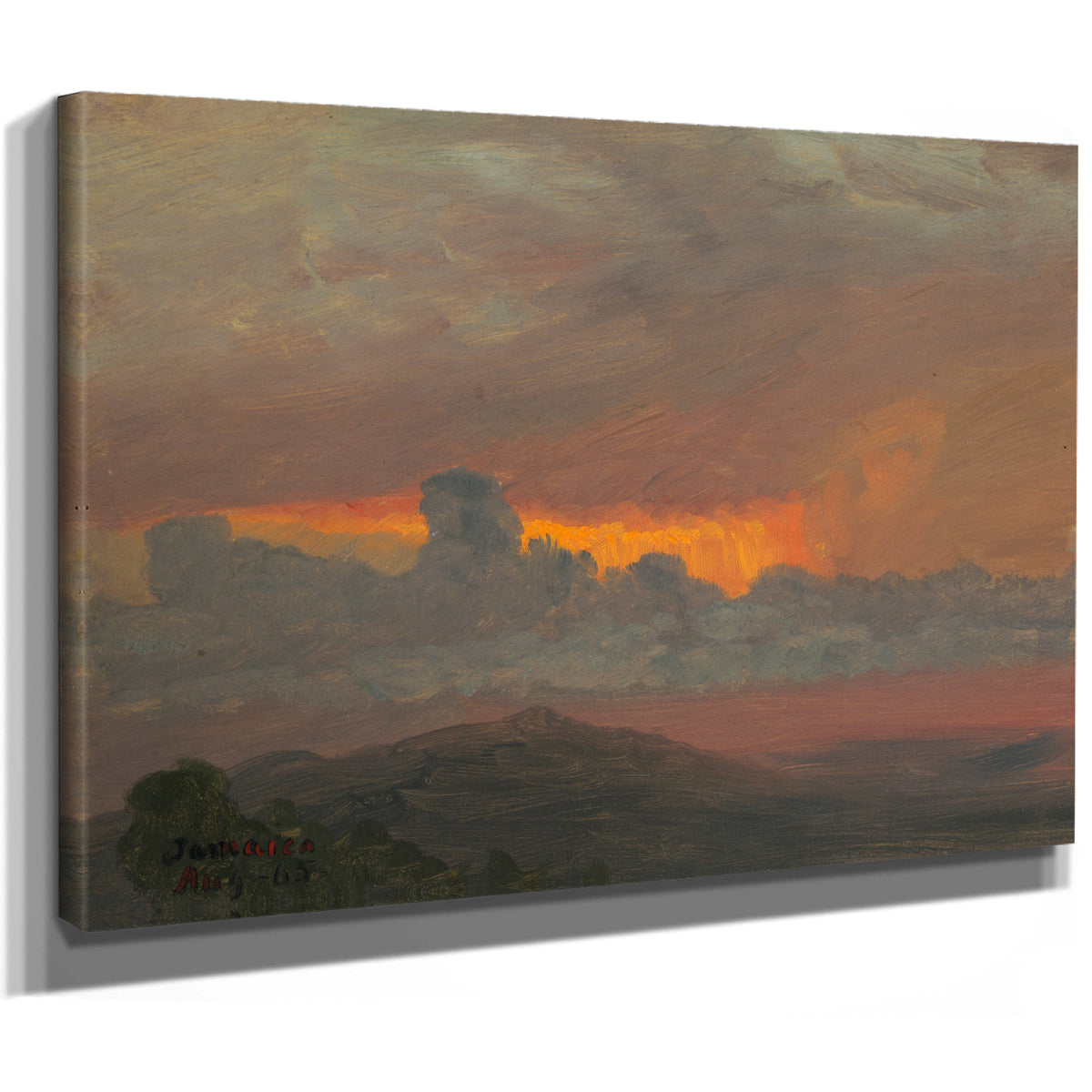 Sunset Ii 1865 By Frederic Edwin Church