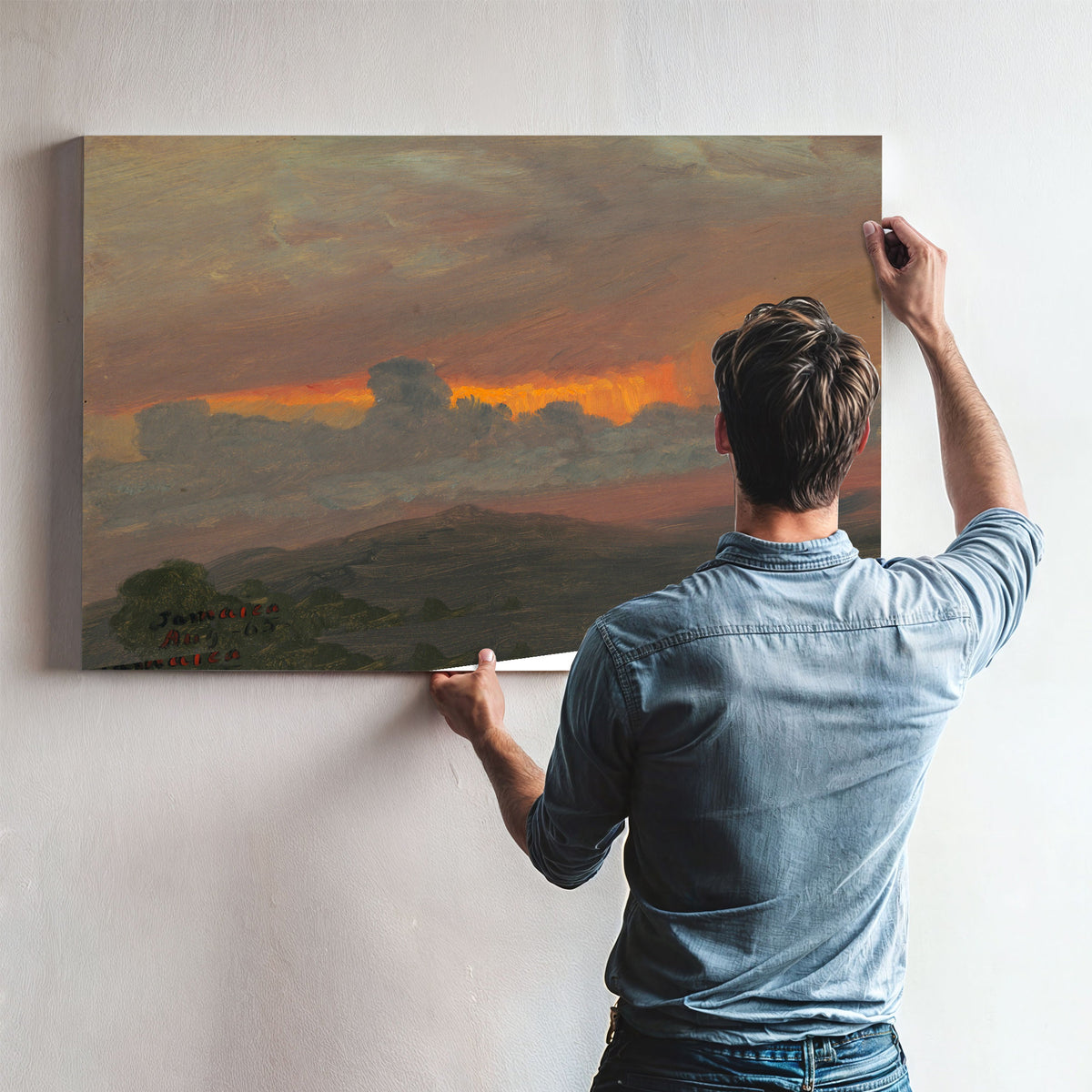 Sunset Ii 1865 By Frederic Edwin Church